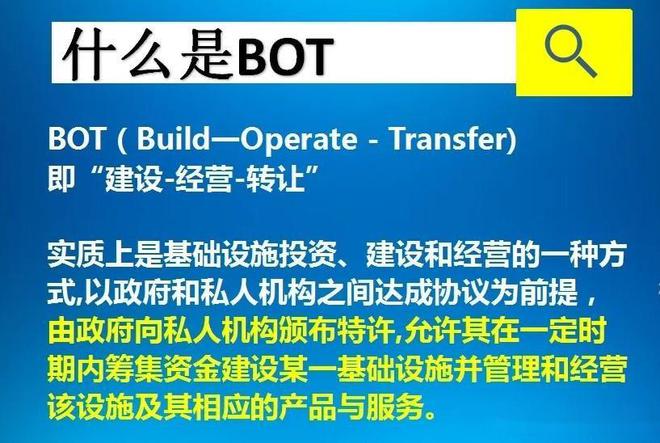 BOT项目是什么？